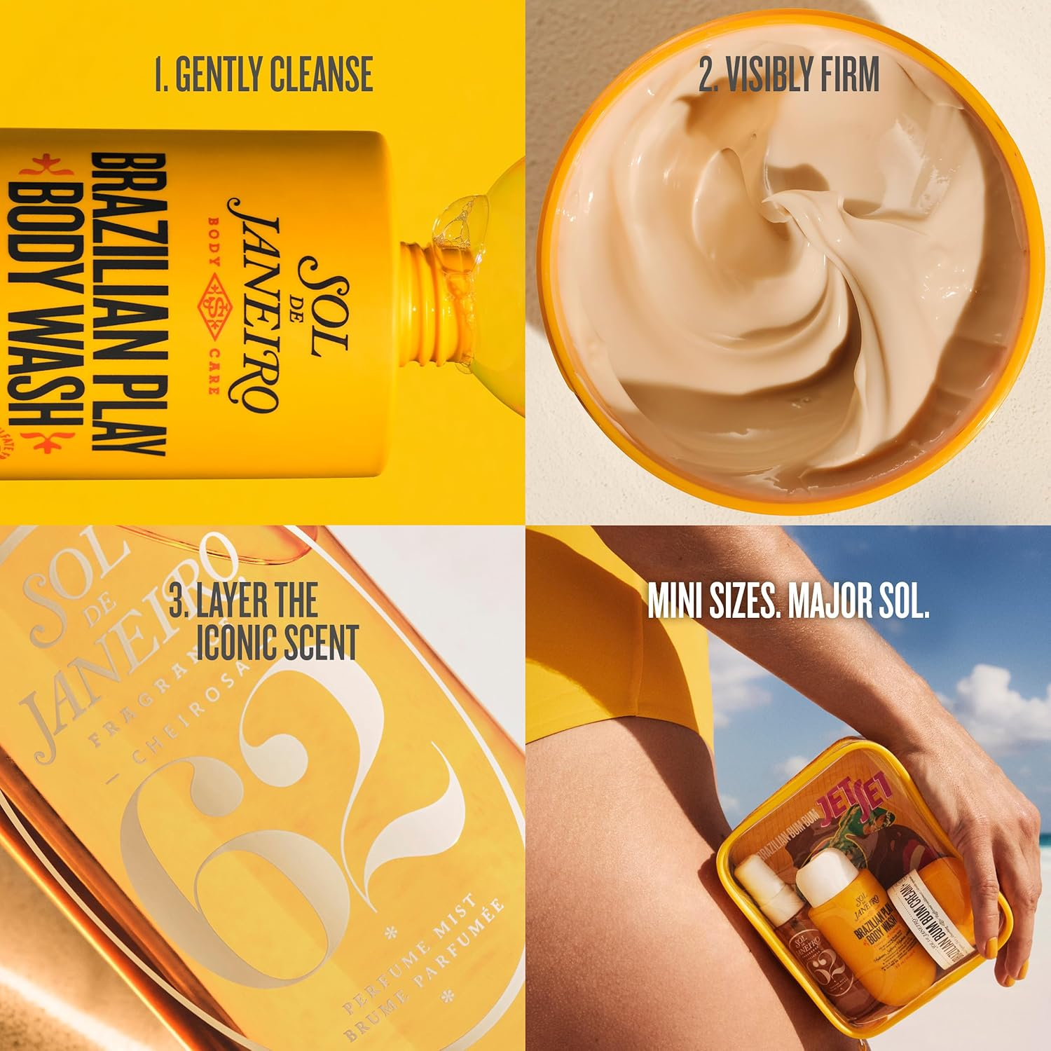 Sol de Janeiro Cheirosa '62 Jet Set Travel Body Care Set Fandi Perfume
