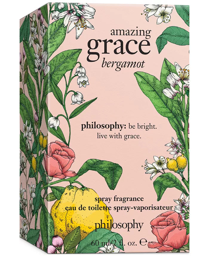 Philosophy Amazing Grace Bergamot Eau de Toilette Spray for Women - 2 oz / 60ml Fandi Perfume
