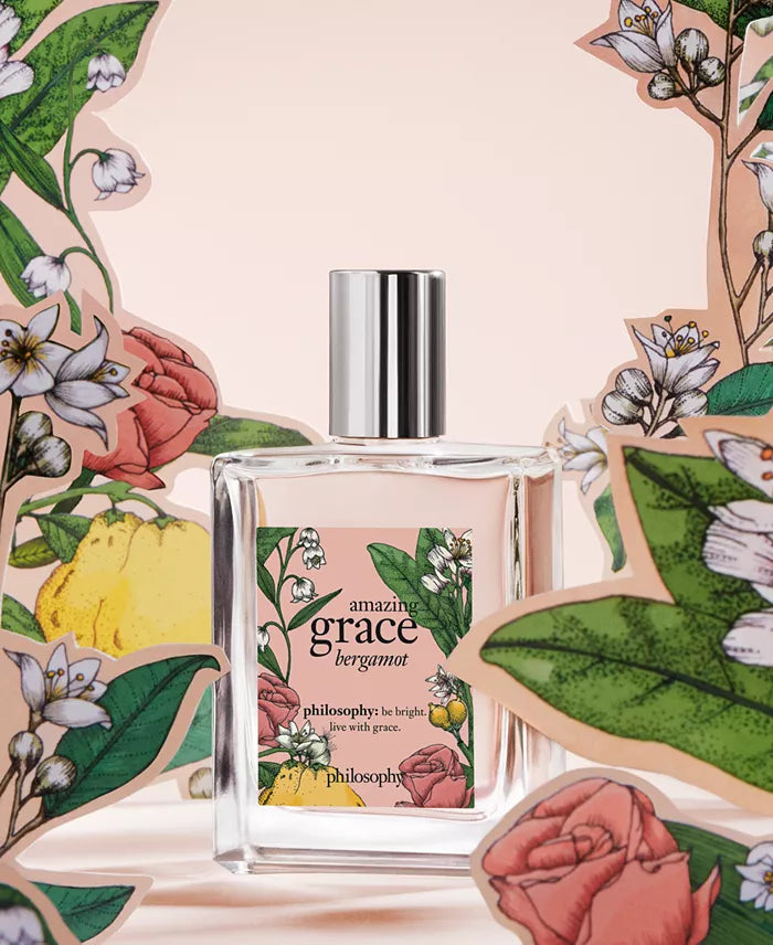 Philosophy Amazing Grace Bergamot Eau de Toilette Spray for Women - 2 oz / 60ml Fandi Perfume