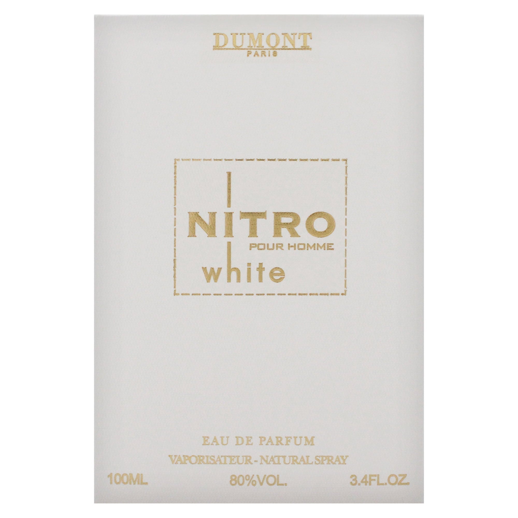 Dumont Paris Nitro White Pour Homme Eau de Parfum 3.4 oz Fandi Perfume