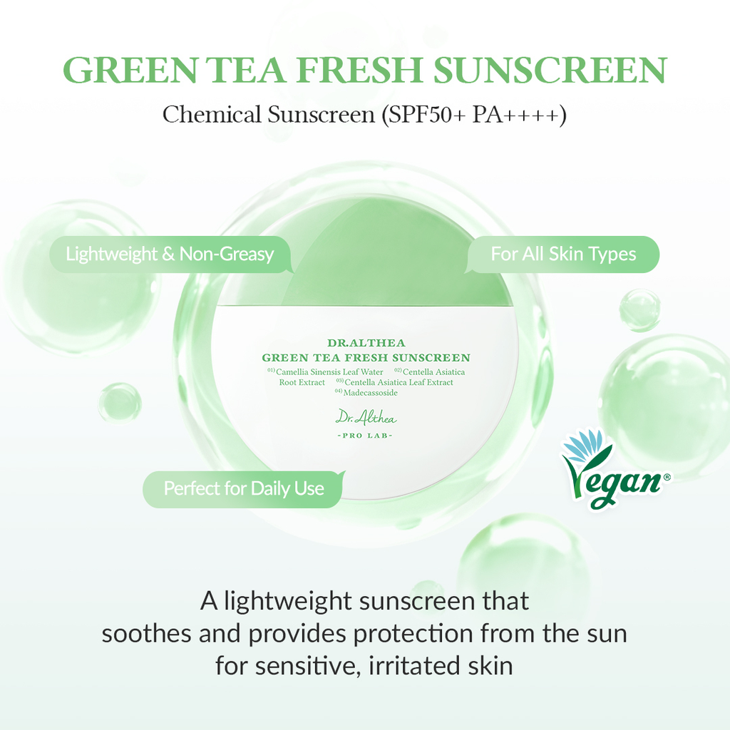 Dr. Althea Green Tea Fresh Sunscreen SPF50+ PA++++ AsiaBeautyMall