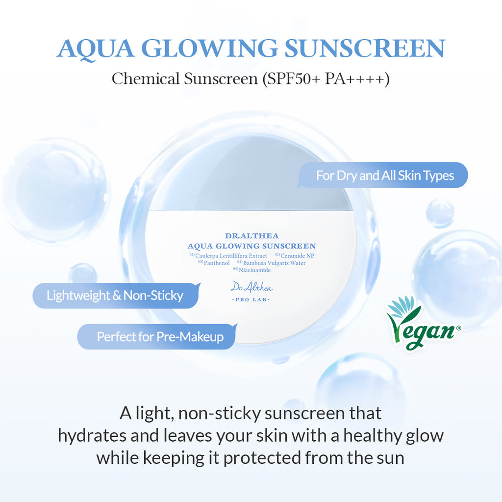 Dr. Althea Aqua Glowing Sunscreen SPF50+ PA++++ AsiaBeautyMall