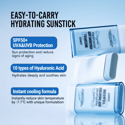 JUMISO Waterfull Hyaluronic Acid Cooling Sun Stick SPF50+ PA++++ AsiaBeautyMall