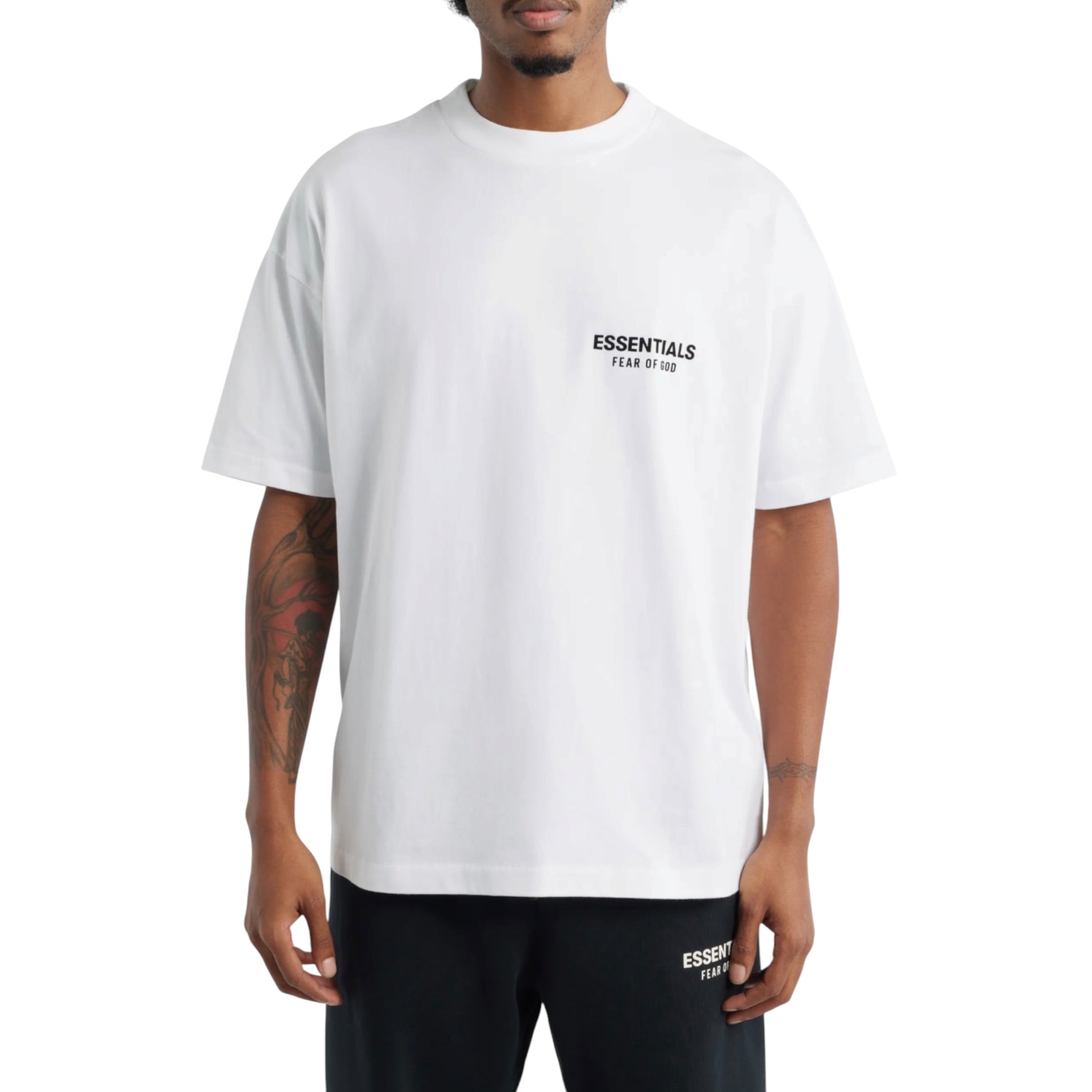 Fear of God Essentials Classic Short Sleeve Tee Bright White Sonnys
