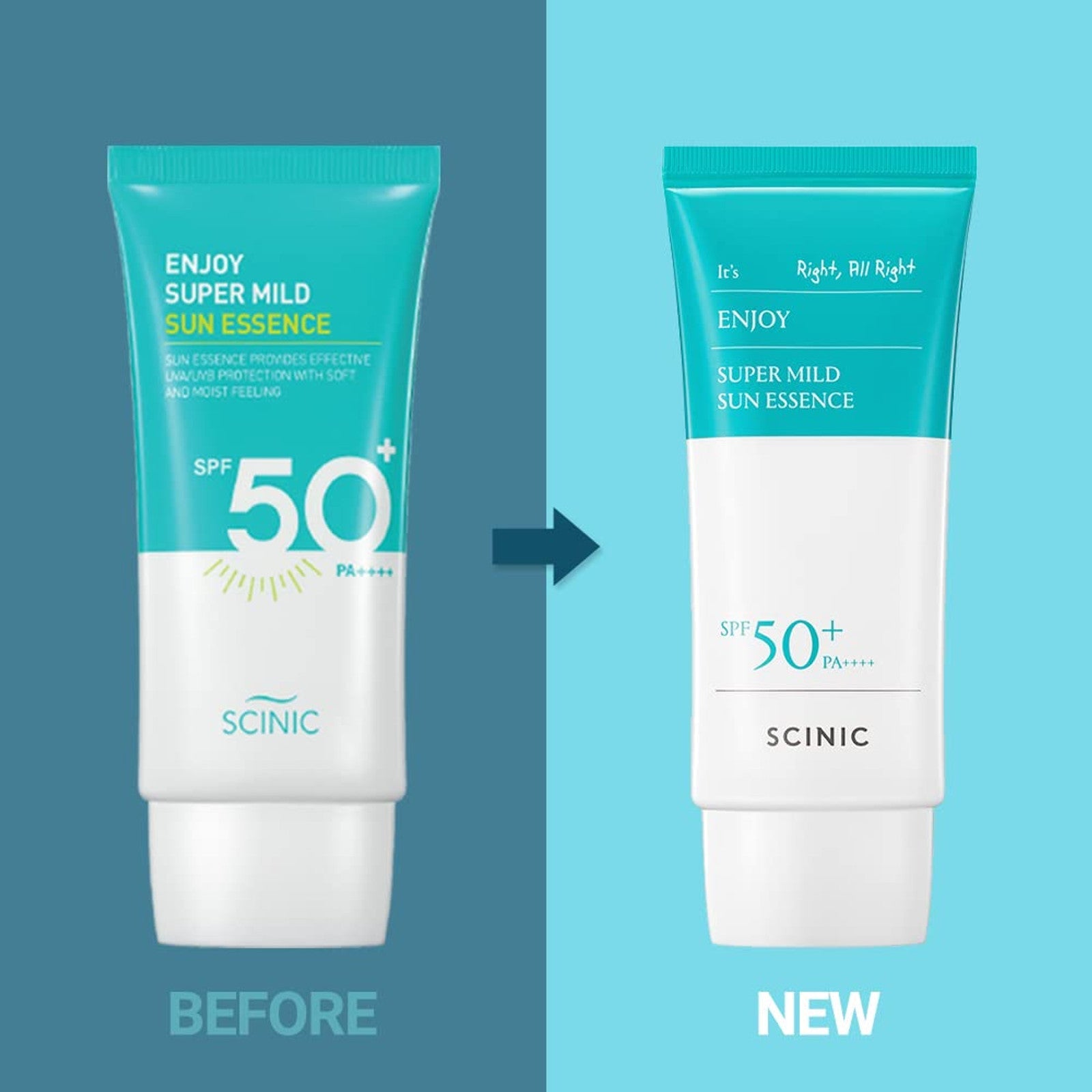 SCINIC Enjoy Super Mild Sun Essence SPF 50+ PA++++ AsiaBeautyMall