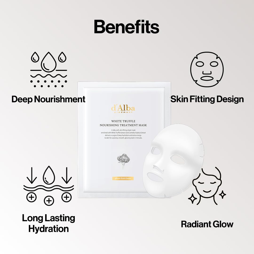 d'Alba piedmont White Truffle Nourishing Treatment Mask AsiaBeautyMall
