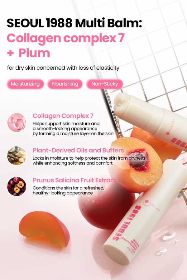 K-Secret Seoul 1988 Multi Balm: Collagen Complex 7 + Plum AsiaBeautyMall