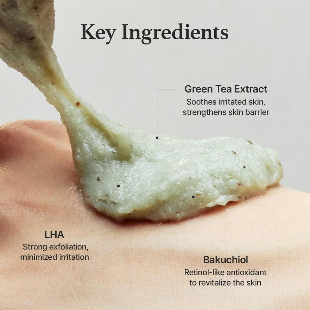 Arencia Green Tea + LHA Deep Pore Rice Cake Cleanser AsiaBeautyMall