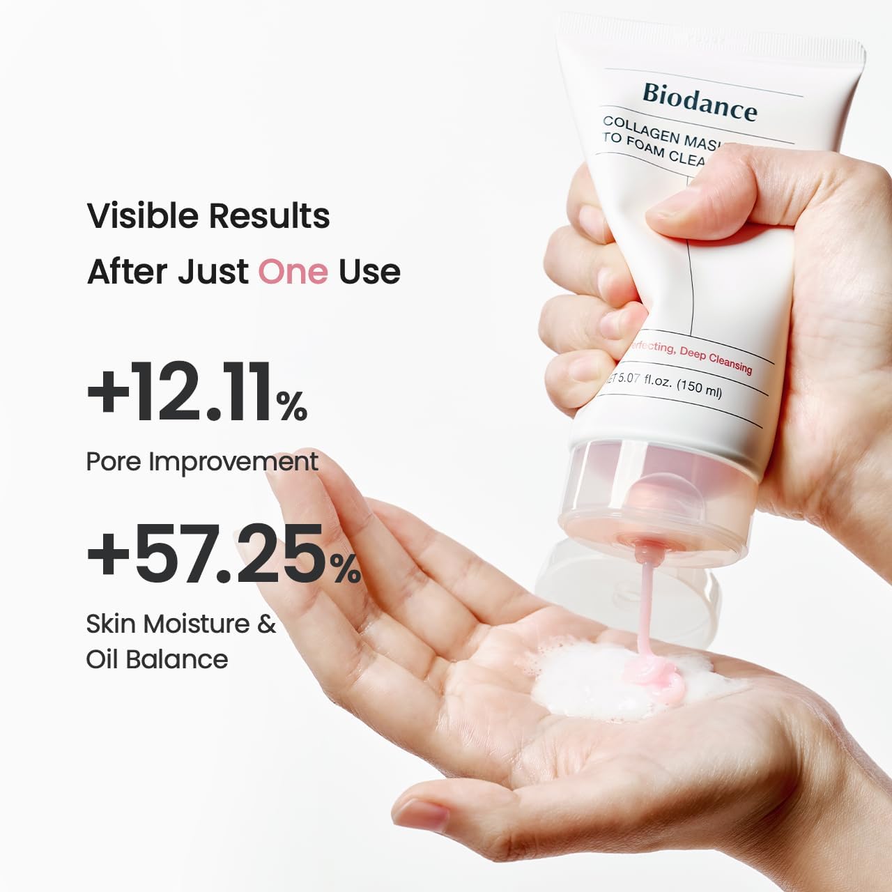 Biodance Collagen Mask To Foam Cleanser AsiaBeautyMall
