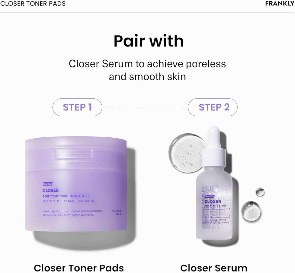 Frankly Closer Pore Tightening Toner Pads AsiaBeautyMall