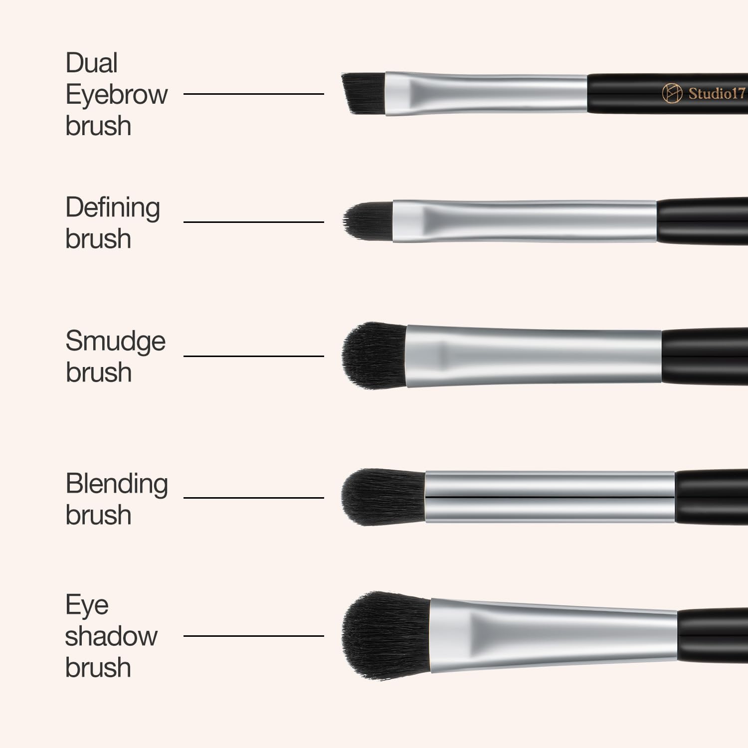 Studio17 Eye Makeup Brush Set AsiaBeautyMall