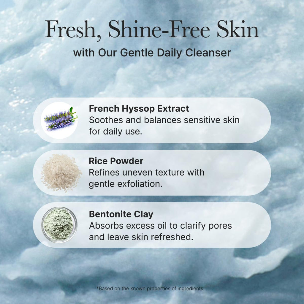 Arencia Fresh Blue Hyssop Rice Mochi Cleanser AsiaBeautyMall