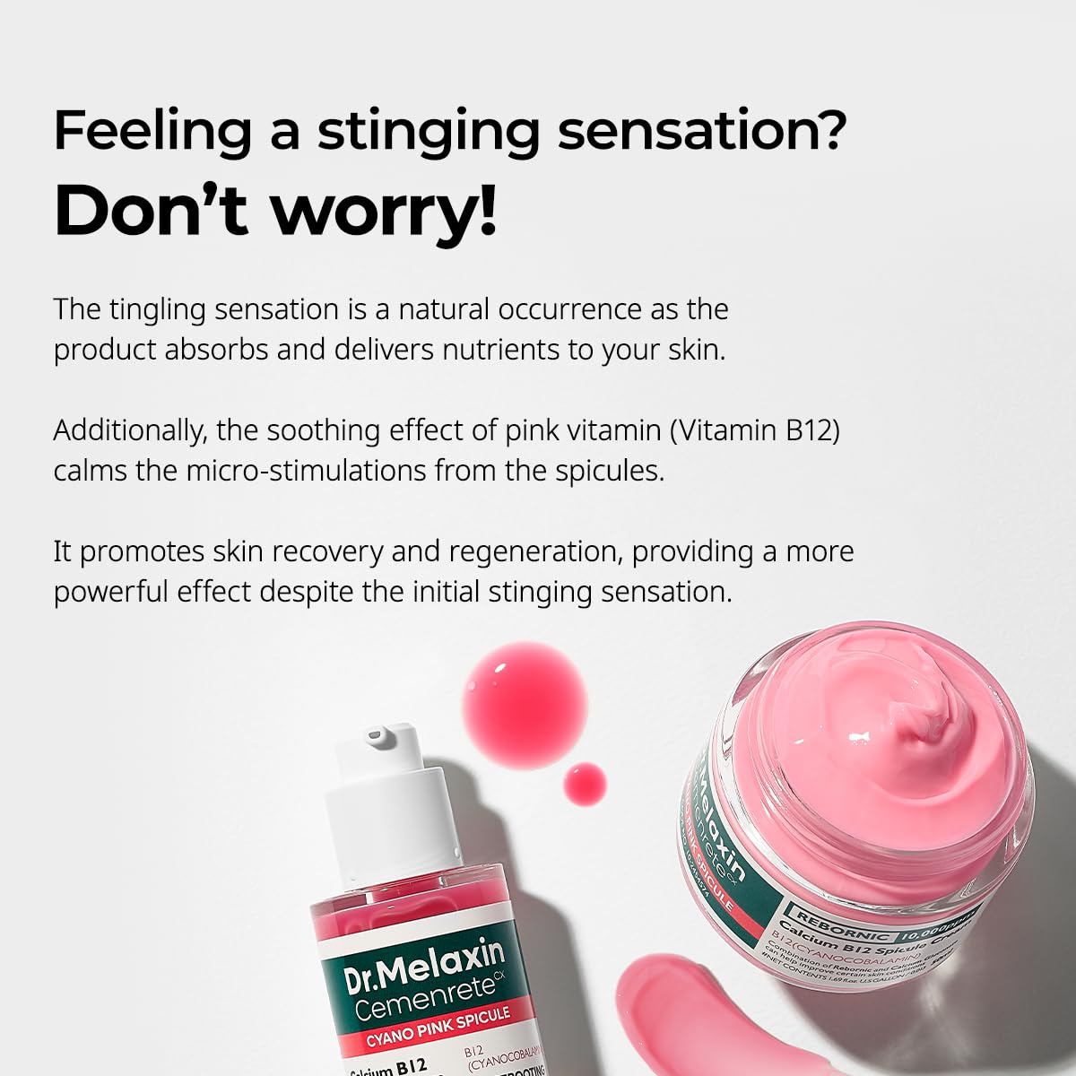 Dr. Melaxin Cemenrete Cyano Pink Spicule Cream AsiaBeautyMall