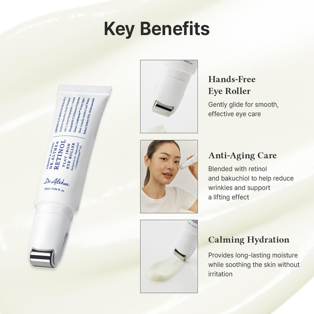 Dr. Althea Retinol Flat Iron Eye Roller AsiaBeautyMall