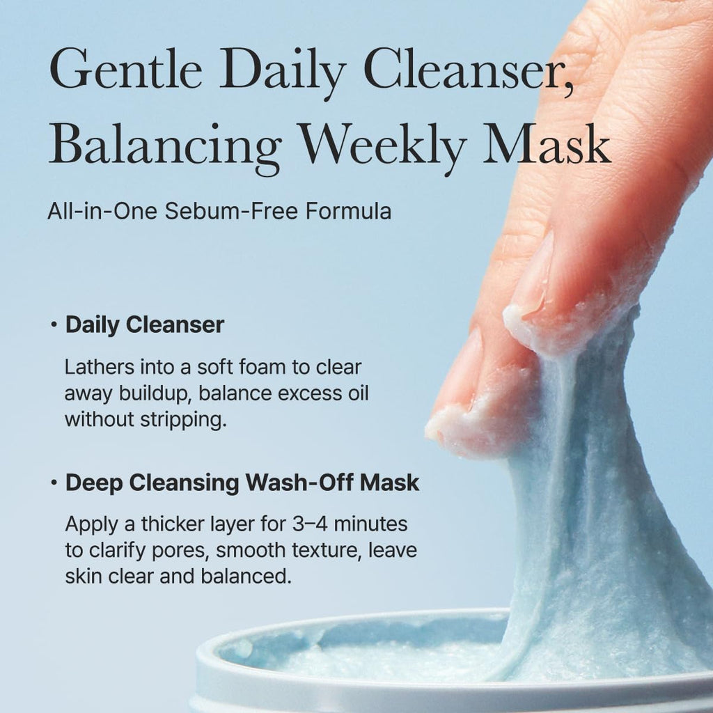 Arencia Fresh Blue Hyssop Rice Mochi Cleanser AsiaBeautyMall