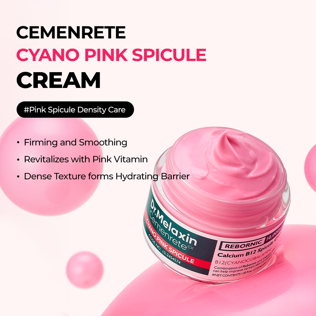 Dr. Melaxin Cemenrete Cyano Pink Spicule Cream AsiaBeautyMall