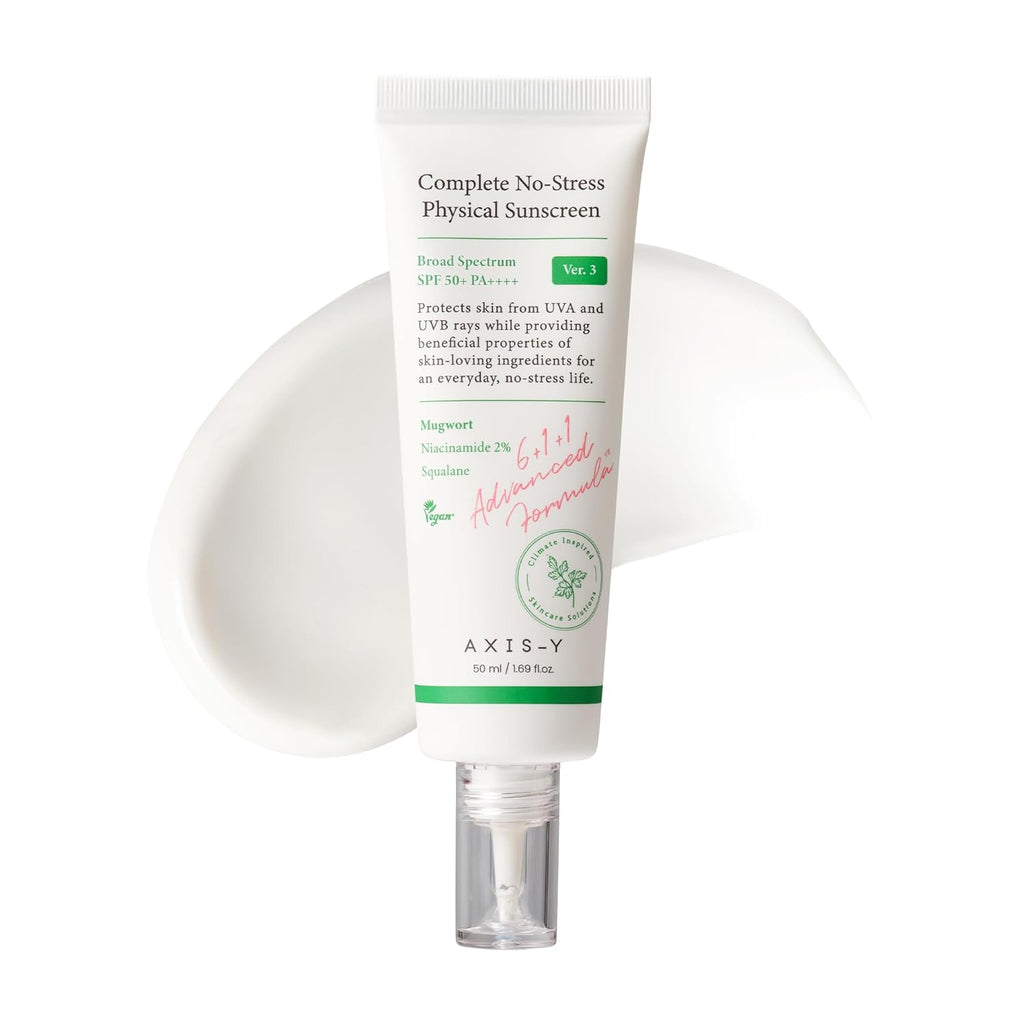AXIS-Y Complete No-Stress Physical Sunscreen SPF50+ PA++++ AsiaBeautyMall