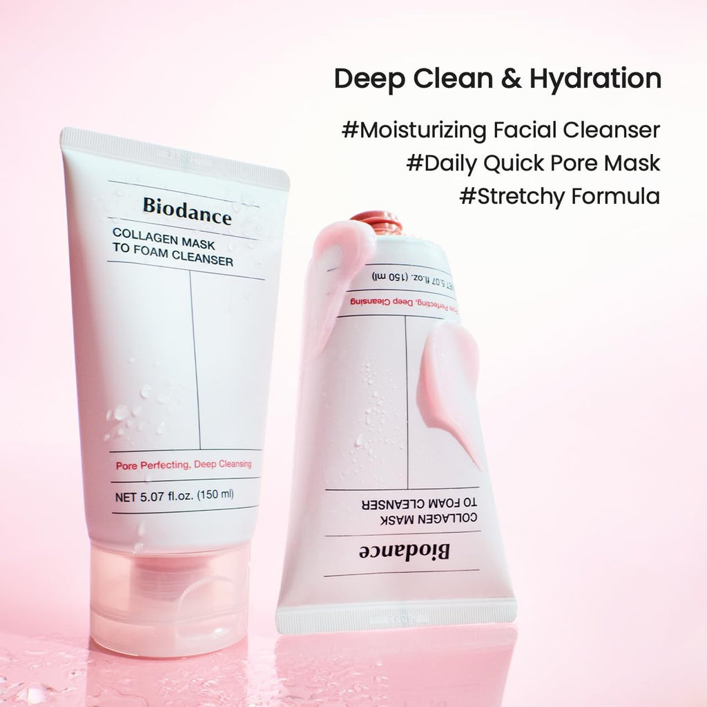 Biodance Collagen Mask To Foam Cleanser AsiaBeautyMall