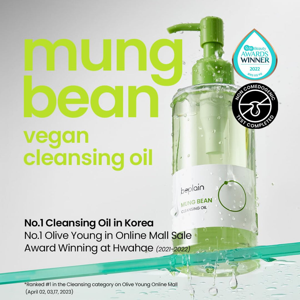 beplain Mung Bean Cleansing Oil AsiaBeautyMall