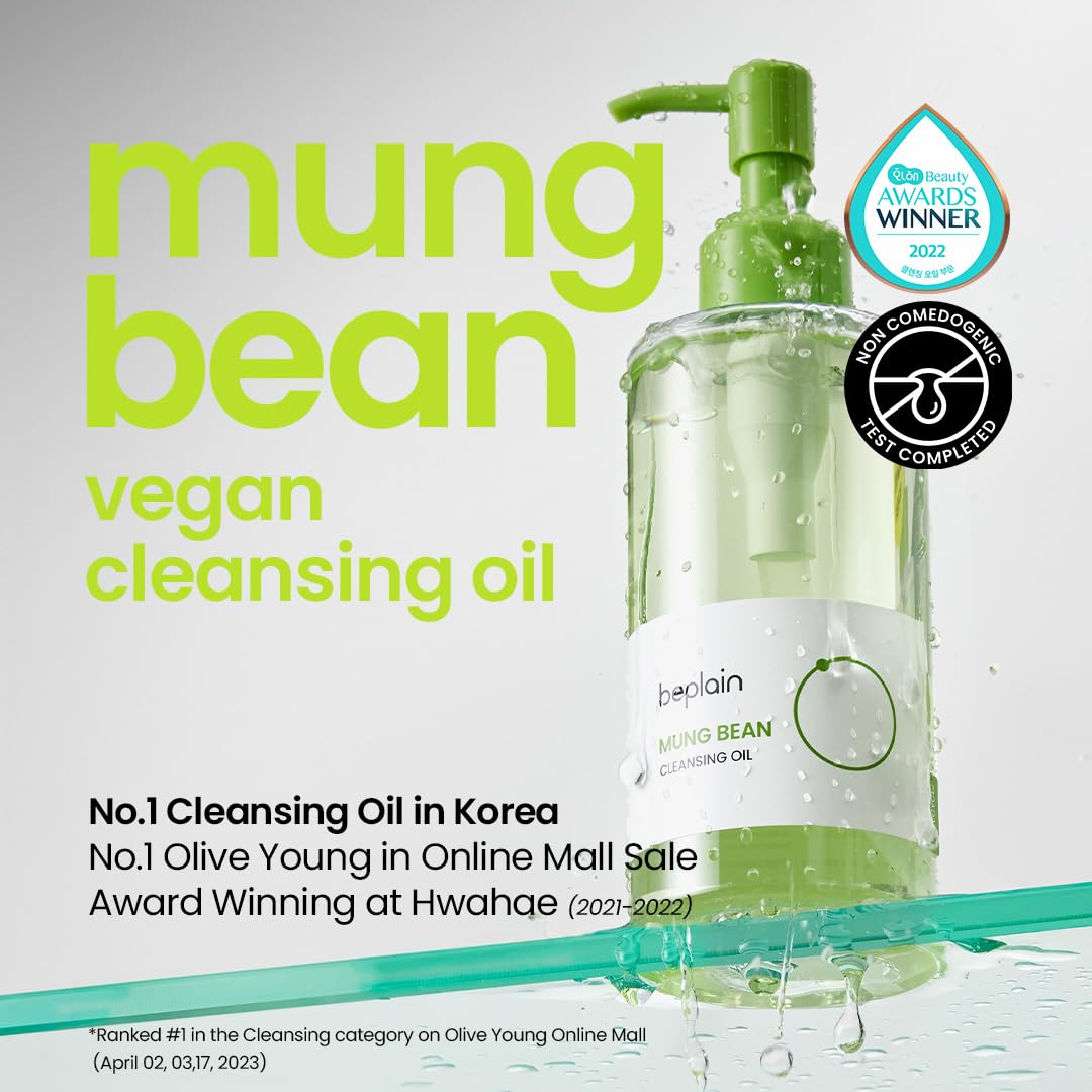 beplain Mung Bean Cleansing Oil AsiaBeautyMall