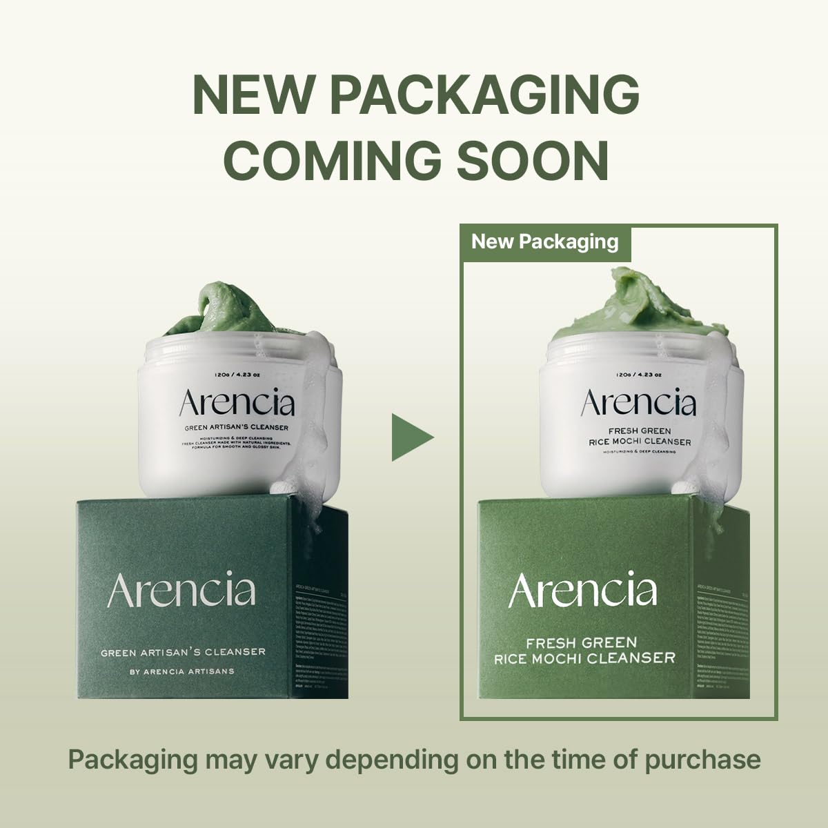 Arencia Fresh Green Rich Mochi Cleanser AsiaBeautyMall