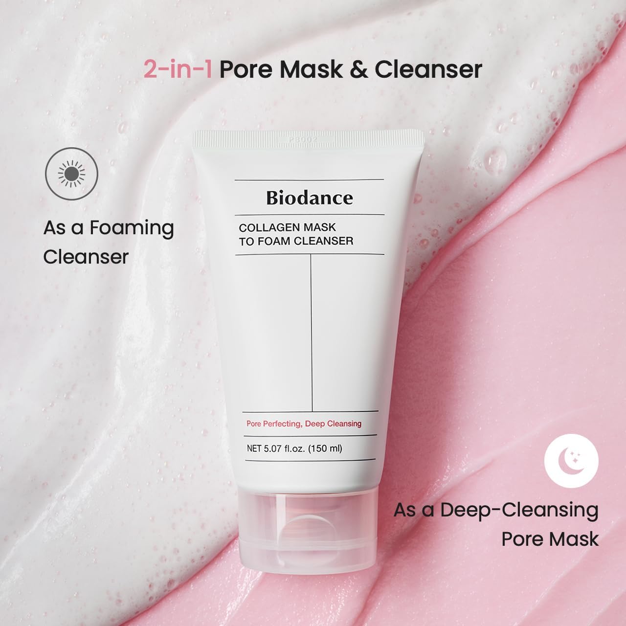 Biodance Collagen Mask To Foam Cleanser AsiaBeautyMall