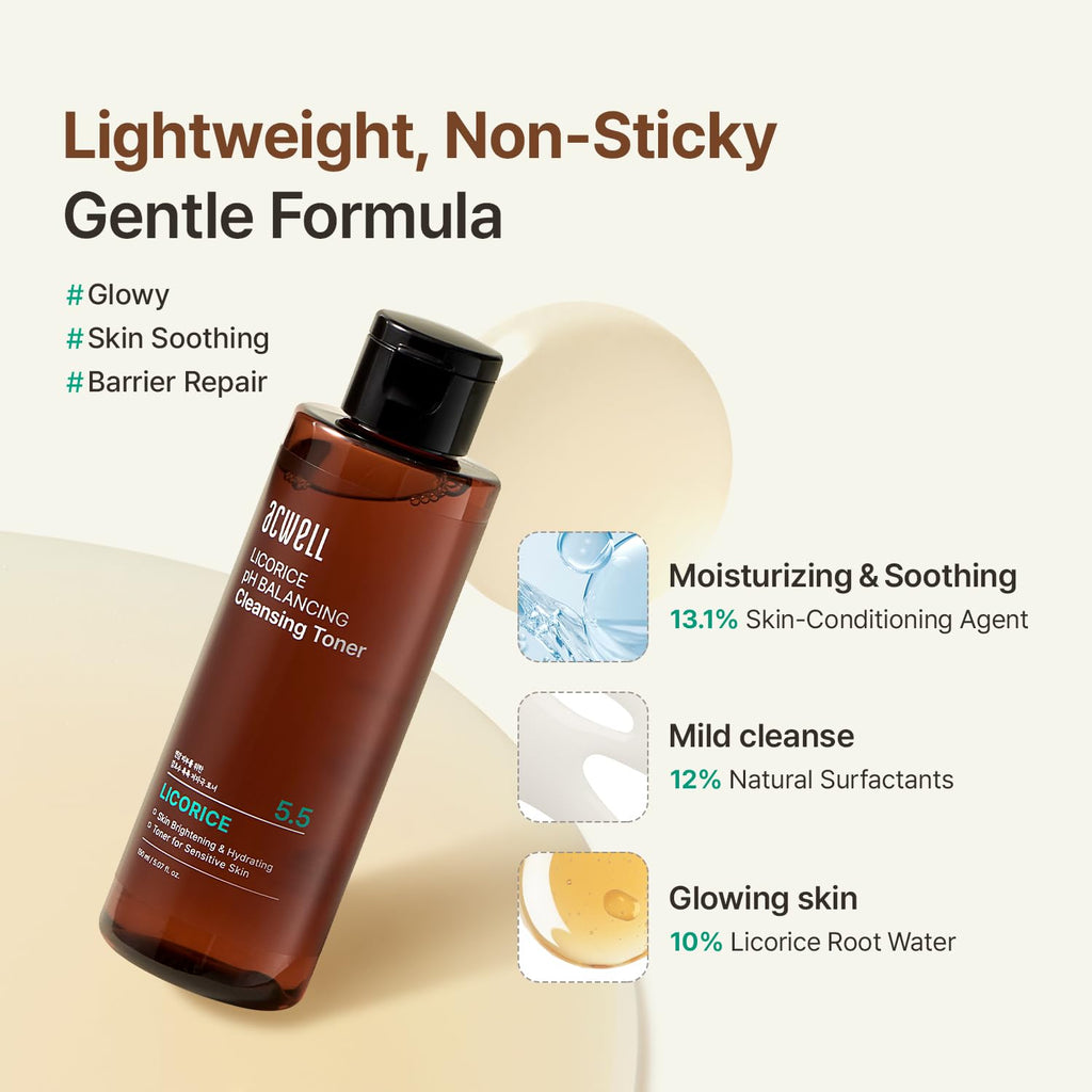 ACWELL Licorice pH Balancing Cleansing Toner AsiaBeautyMall