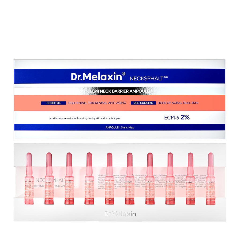 Dr. Melaxin Necksphalt ECM Neck Barrier Ampoule AsiaBeautyMall