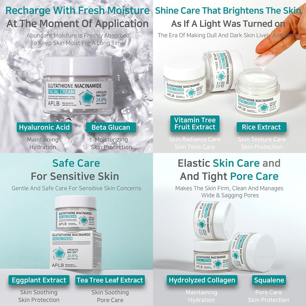 APLB Glutathione Niacinamide Facial Cream AsiaBeautyMall