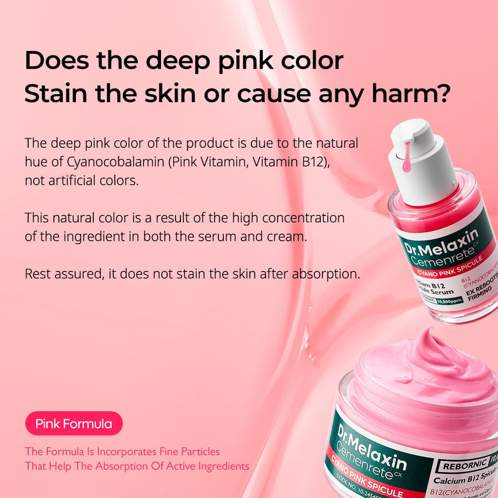 Dr. Melaxin Cemenrete Cyano Pink Spicule Cream AsiaBeautyMall