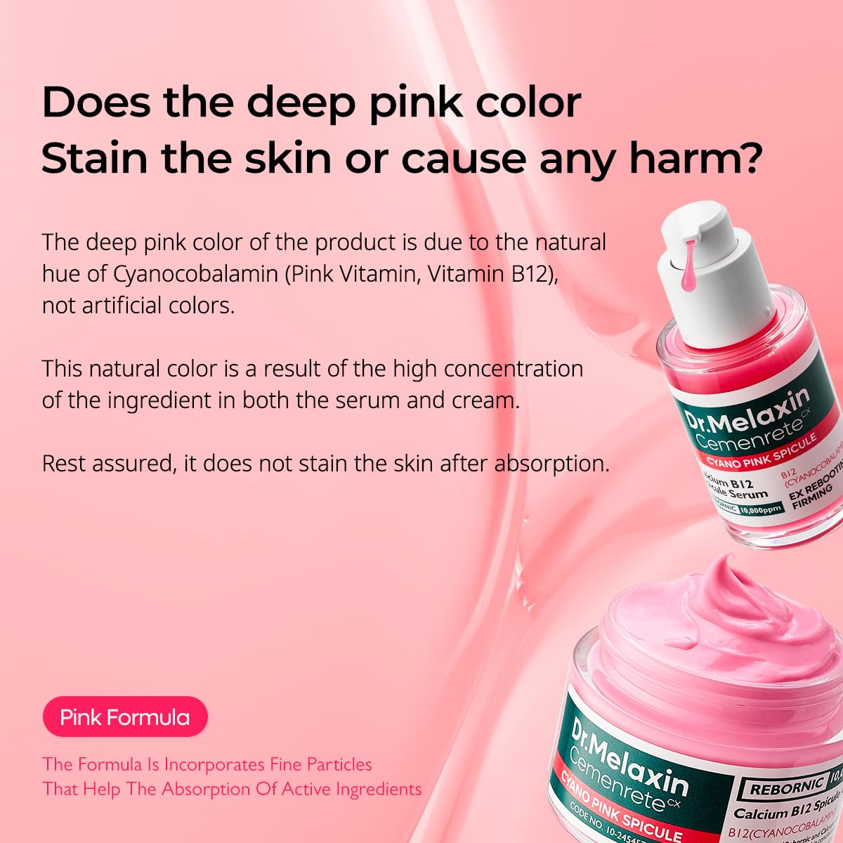 Dr. Melaxin Cemenrete Cyano Pink Spicule Cream AsiaBeautyMall