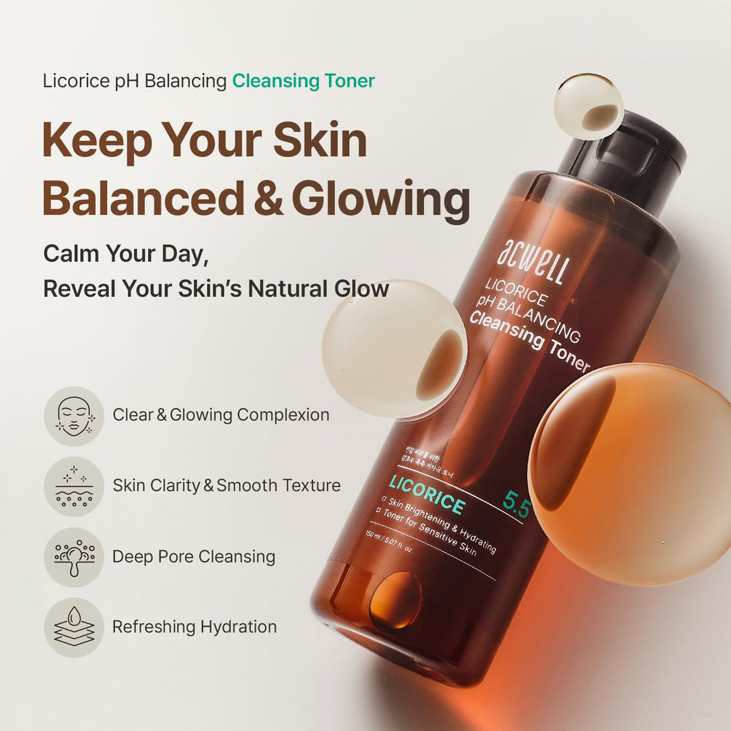 ACWELL Licorice pH Balancing Cleansing Toner AsiaBeautyMall