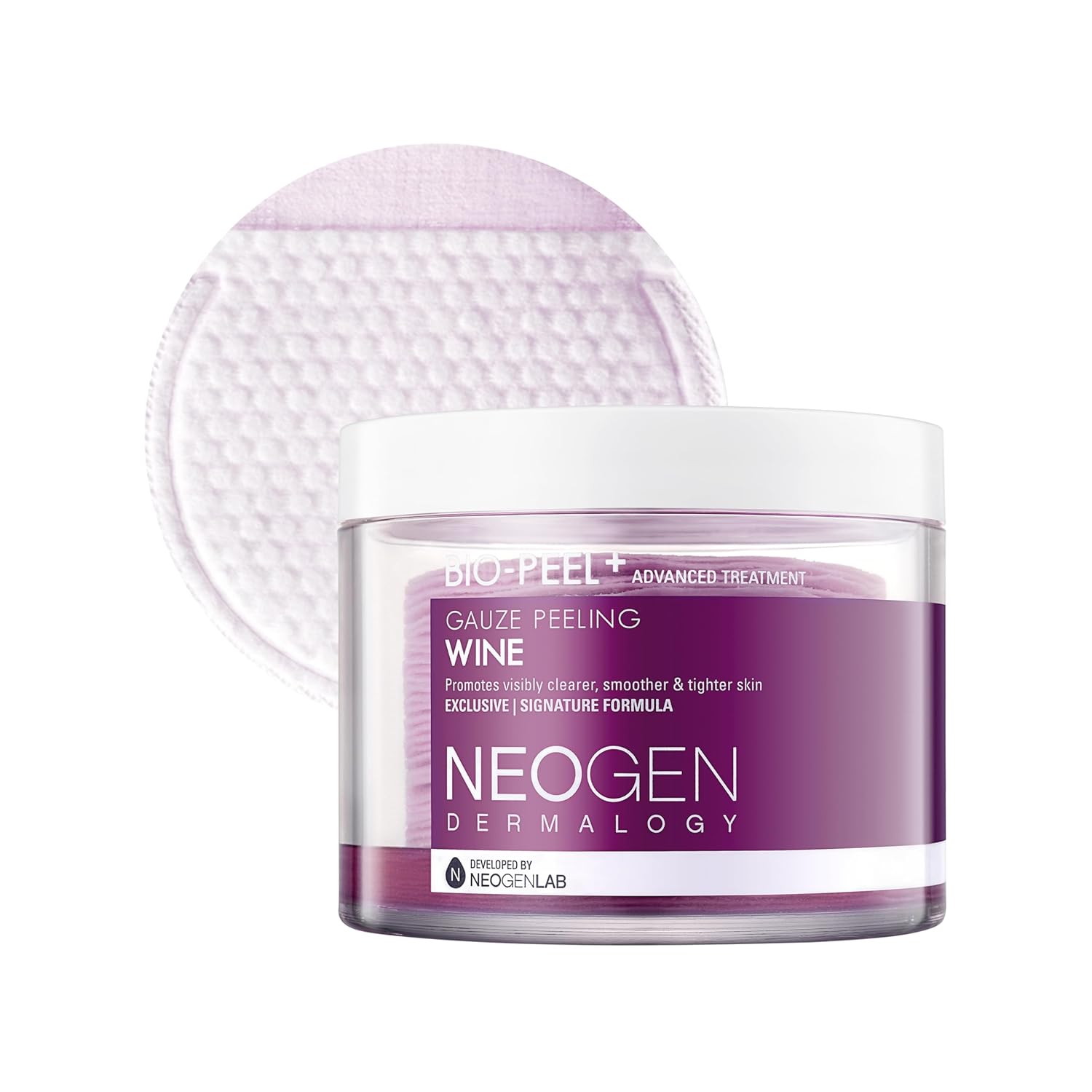 NEOGEN Dermalogy Bio-Peel Gauze Peeling Wine AsiaBeautyMall