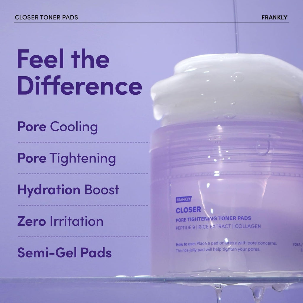 Frankly Closer Pore Tightening Toner Pads AsiaBeautyMall