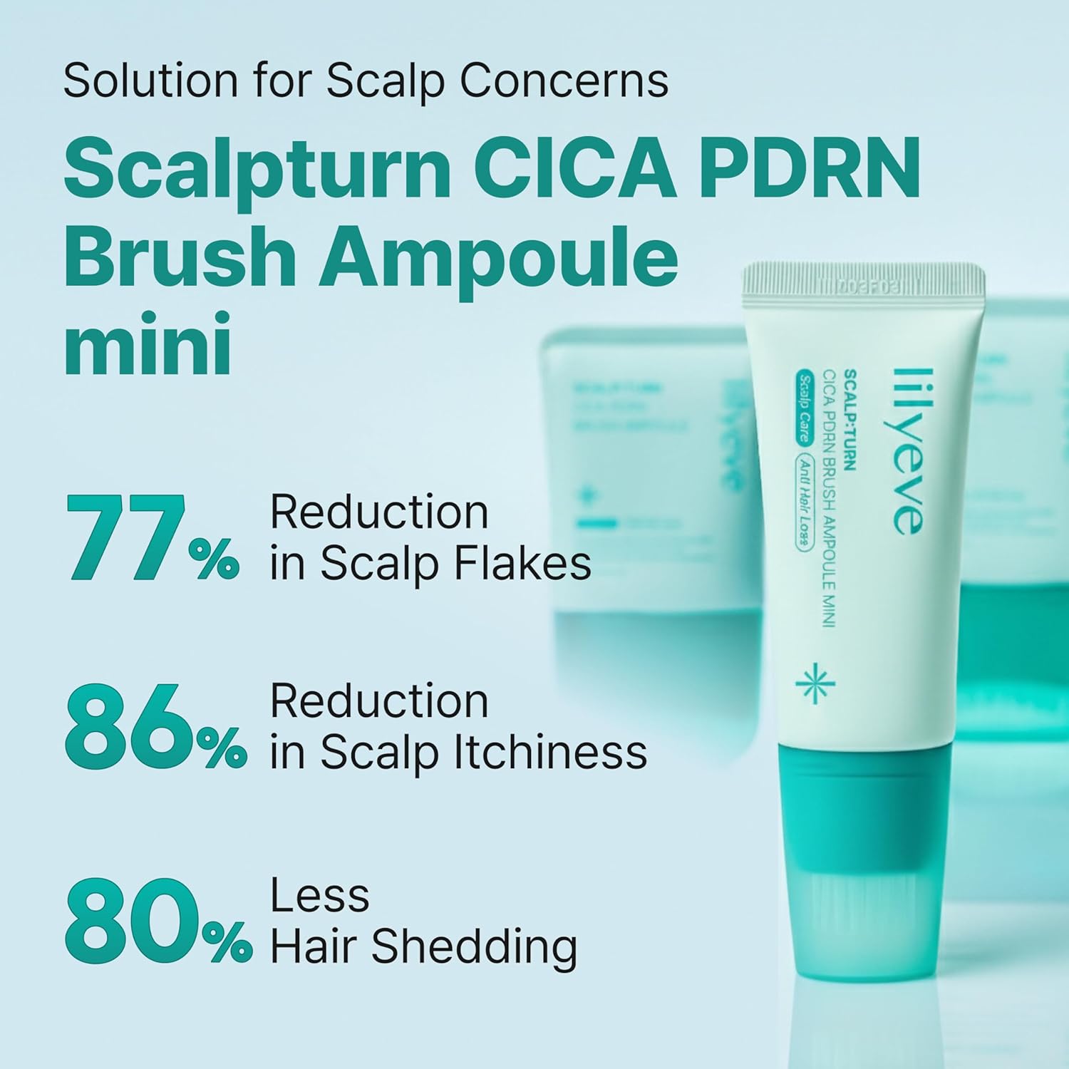 Lilyeve Scalp:Turn CICA PDRN Brush Ampoule AsiaBeautyMall