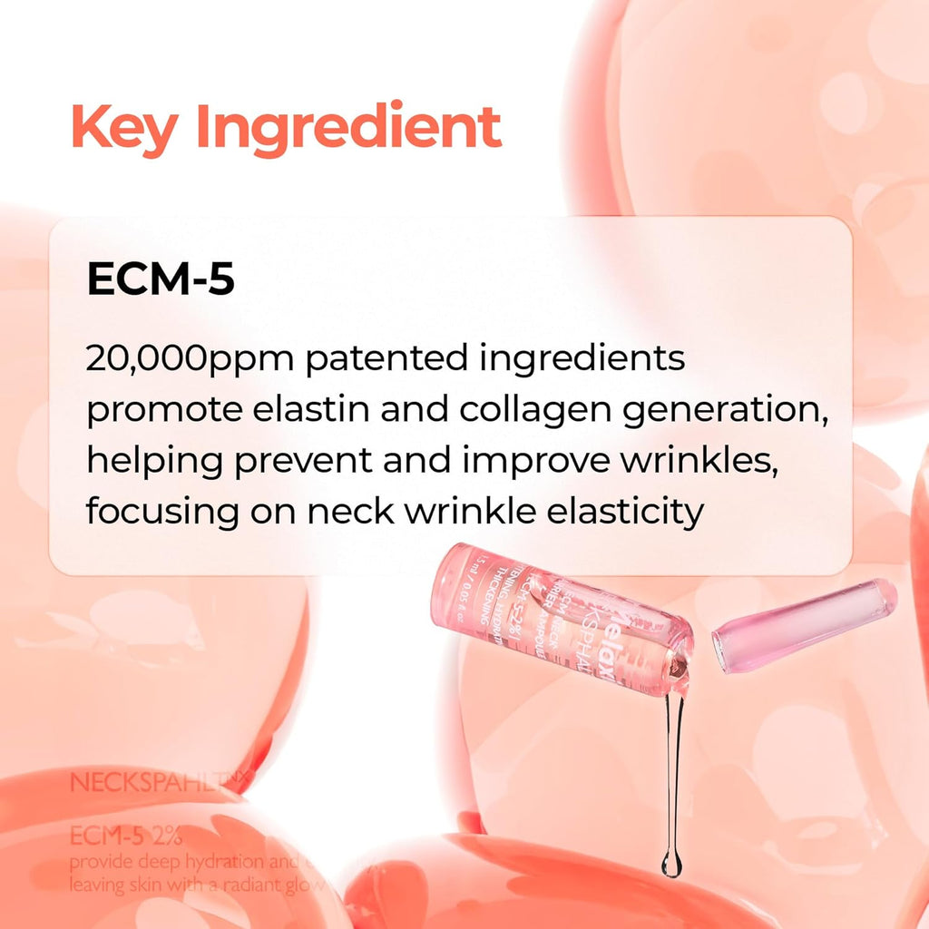 Dr. Melaxin Necksphalt ECM Neck Barrier Ampoule AsiaBeautyMall
