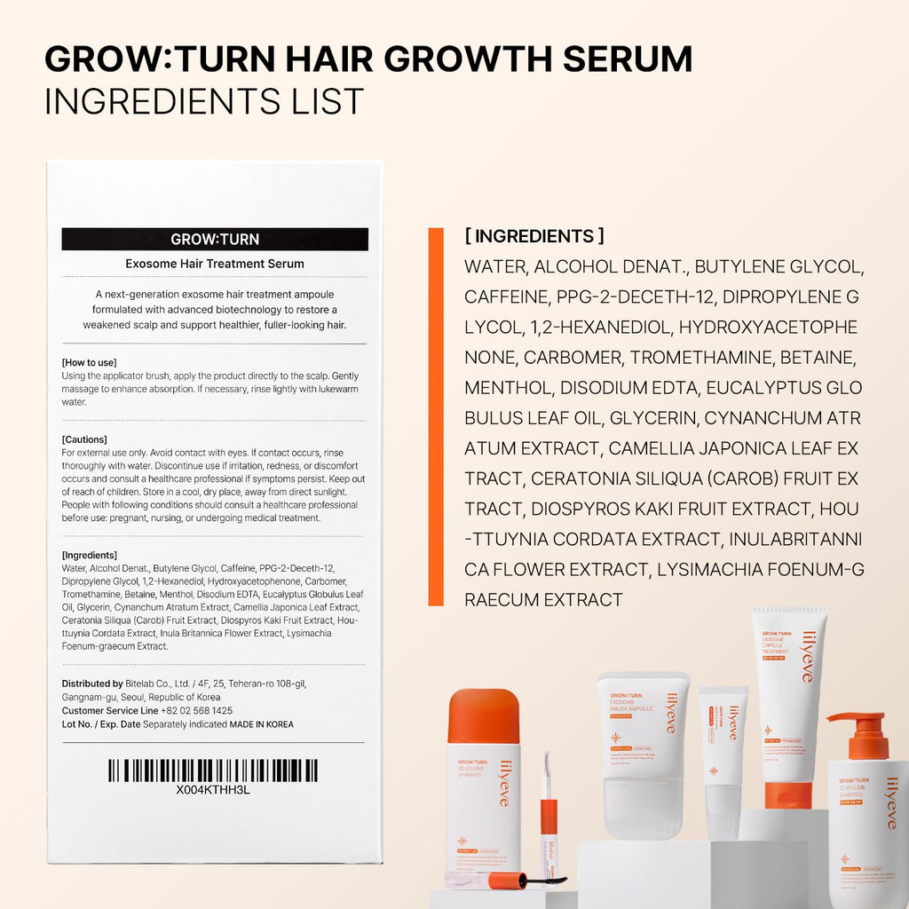 Lilyeve Grow Turn Exosome Brush Ampoule AsiaBeautyMall
