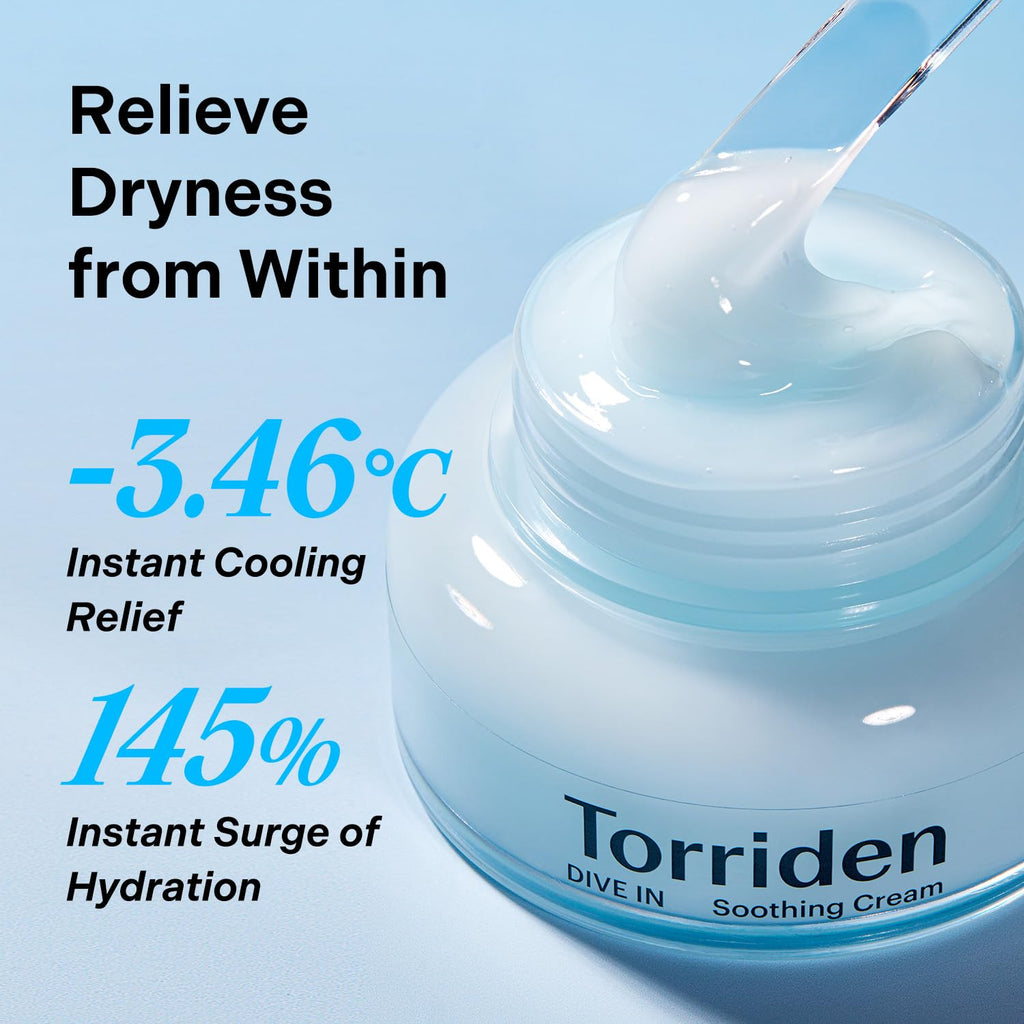 Torriden Dive In Low Molecular Hyaluronic Acid Soothing Cream AsiaBeautyMall