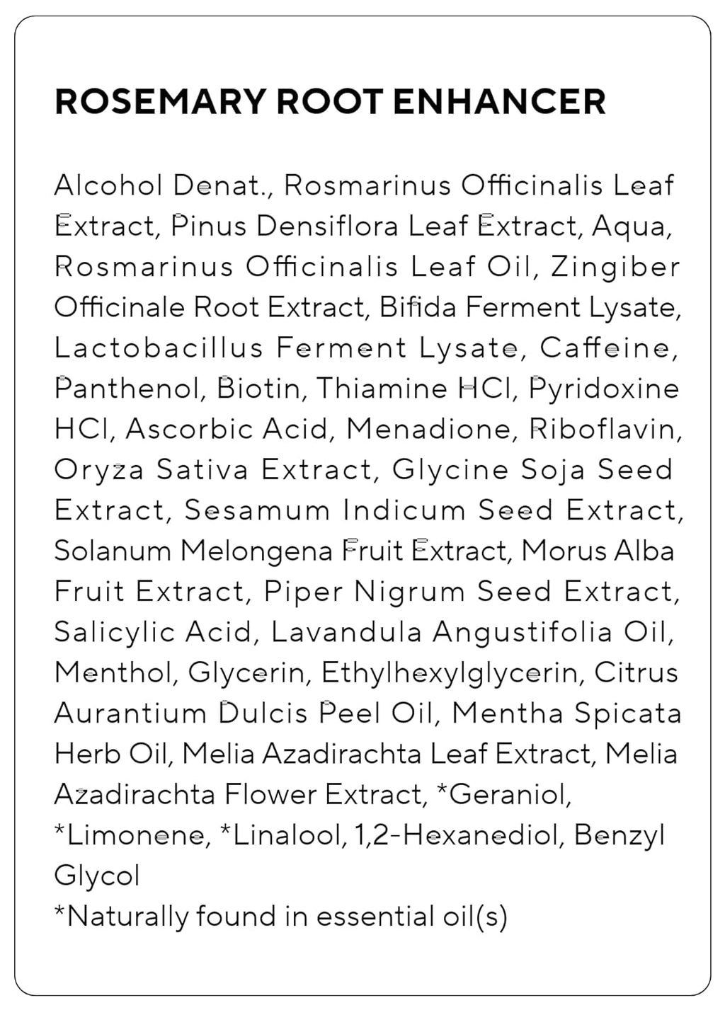 AROMATICA Rosemary Root Enhancer AsiaBeautyMall