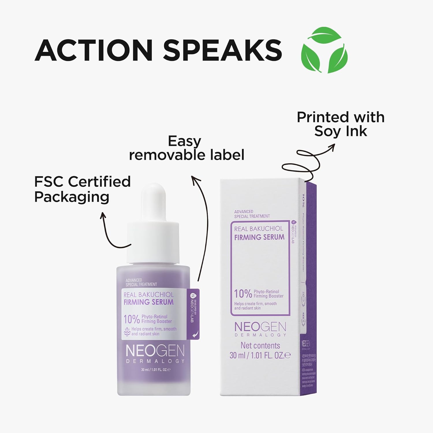 NEOGEN Dermalogy Real Bakuchiol Firming Serum AsiaBeautyMall