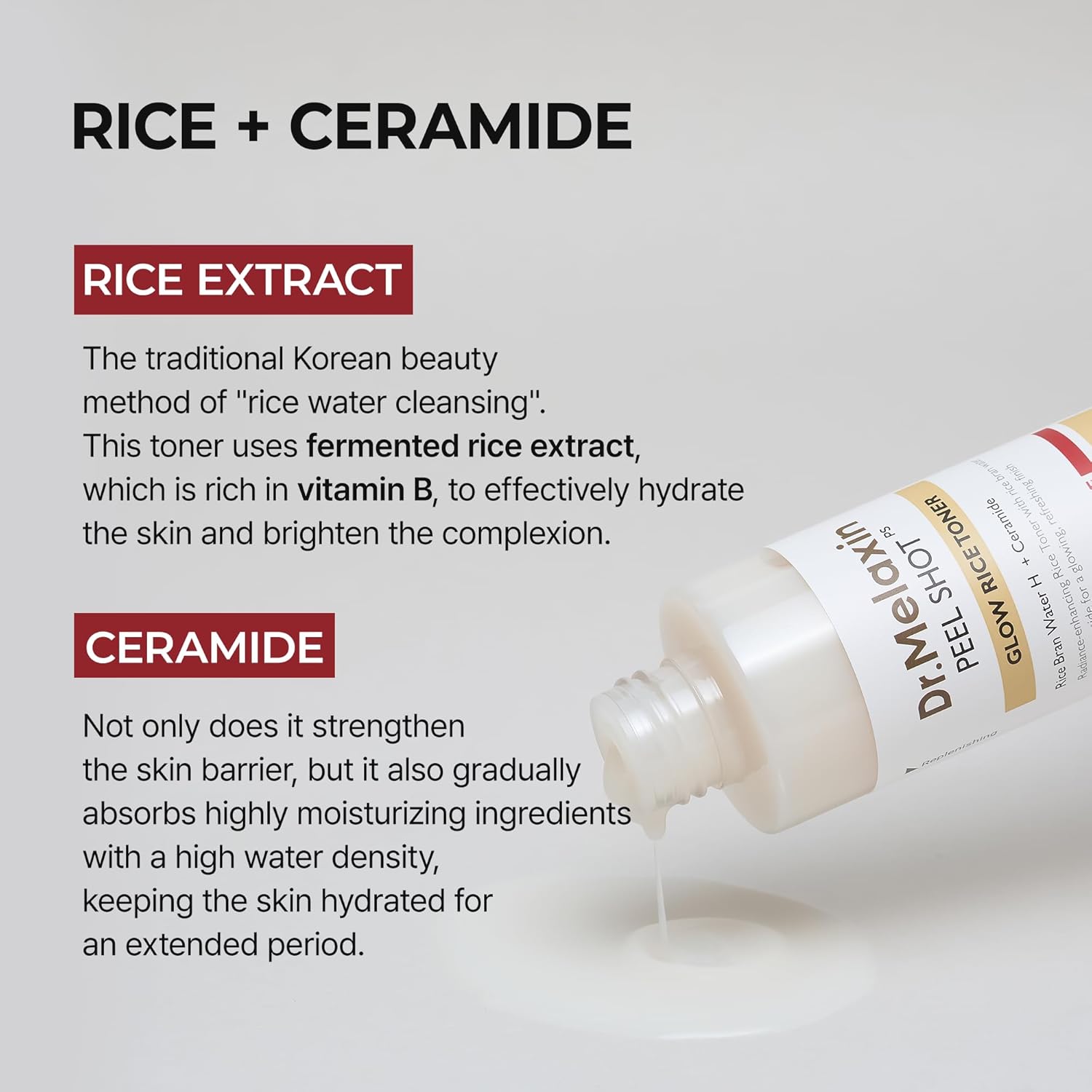 Dr. Melaxin Peel Shot Glow White Rice Toner AsiaBeautyMall