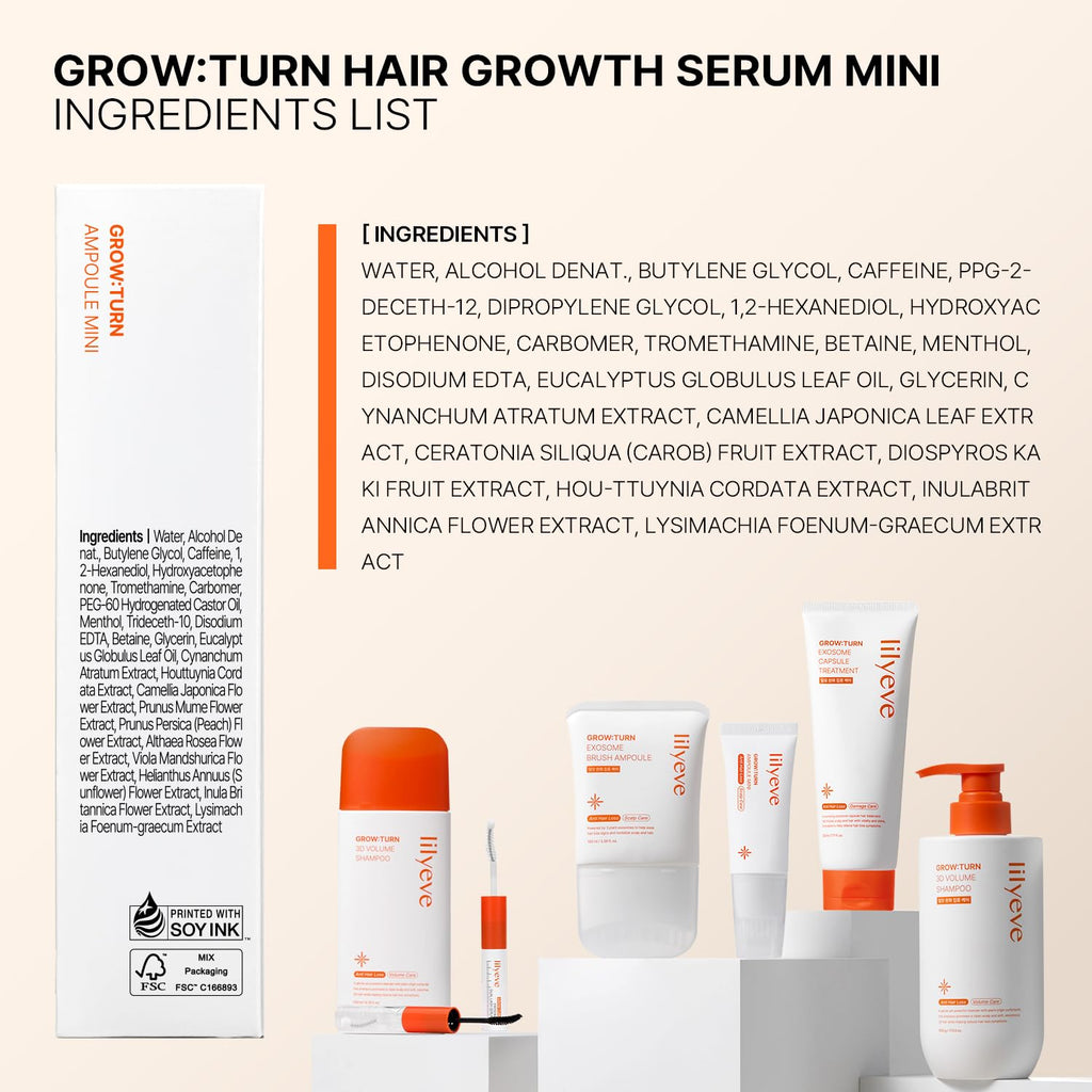 Lilyeve Grow Turn Exosome Brush Ampoule AsiaBeautyMall