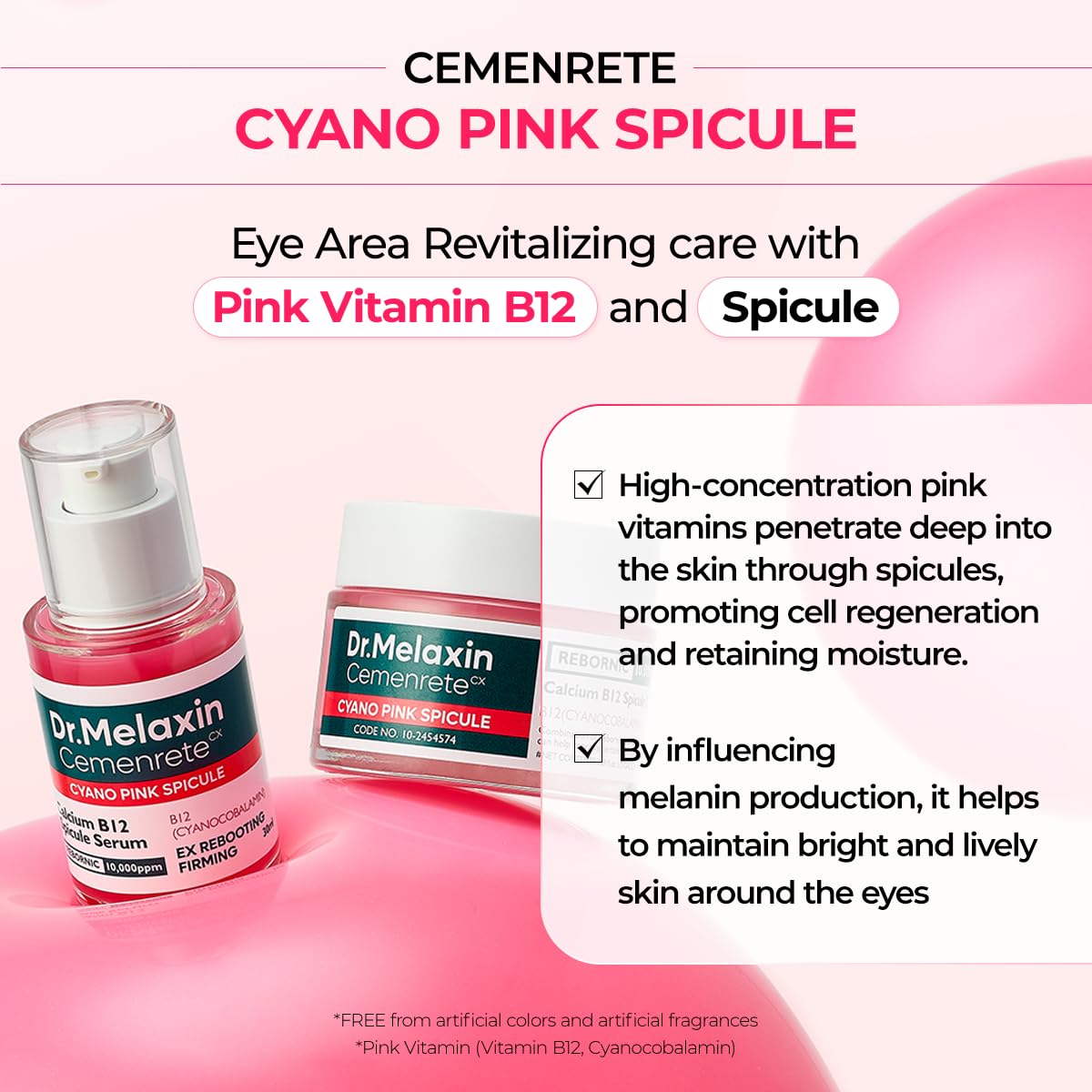 Dr. Melaxin Cemenrete Cyano Pink Spicule Serum AsiaBeautyMall