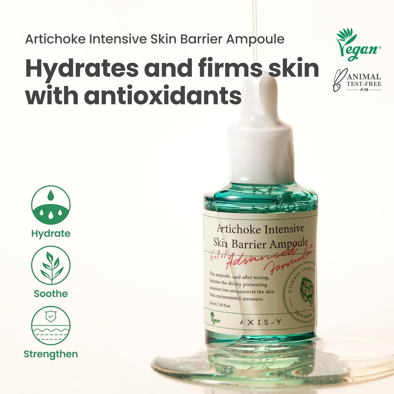 AXIS-Y Artichoke Intensive Skin Barrier Ampoule AsiaBeautyMall