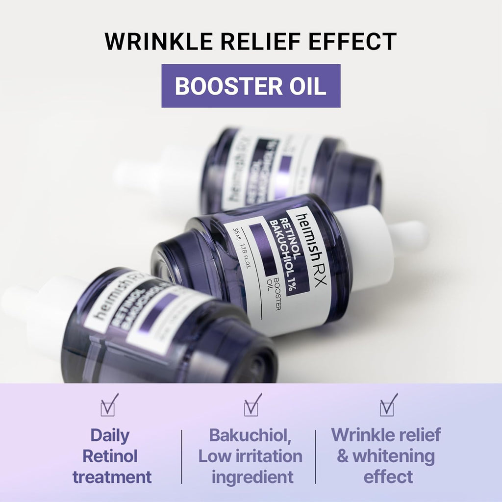 Heimish RX Retinol Bakuchiol 1% Booster Oil AsiaBeautyMall