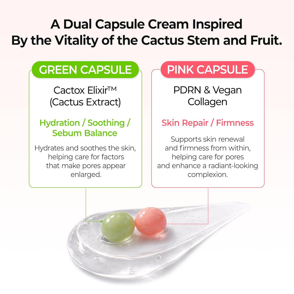 Dr.Melaxin CACTOX Pore Relief Dual Capsule Cream AsiaBeautyMall