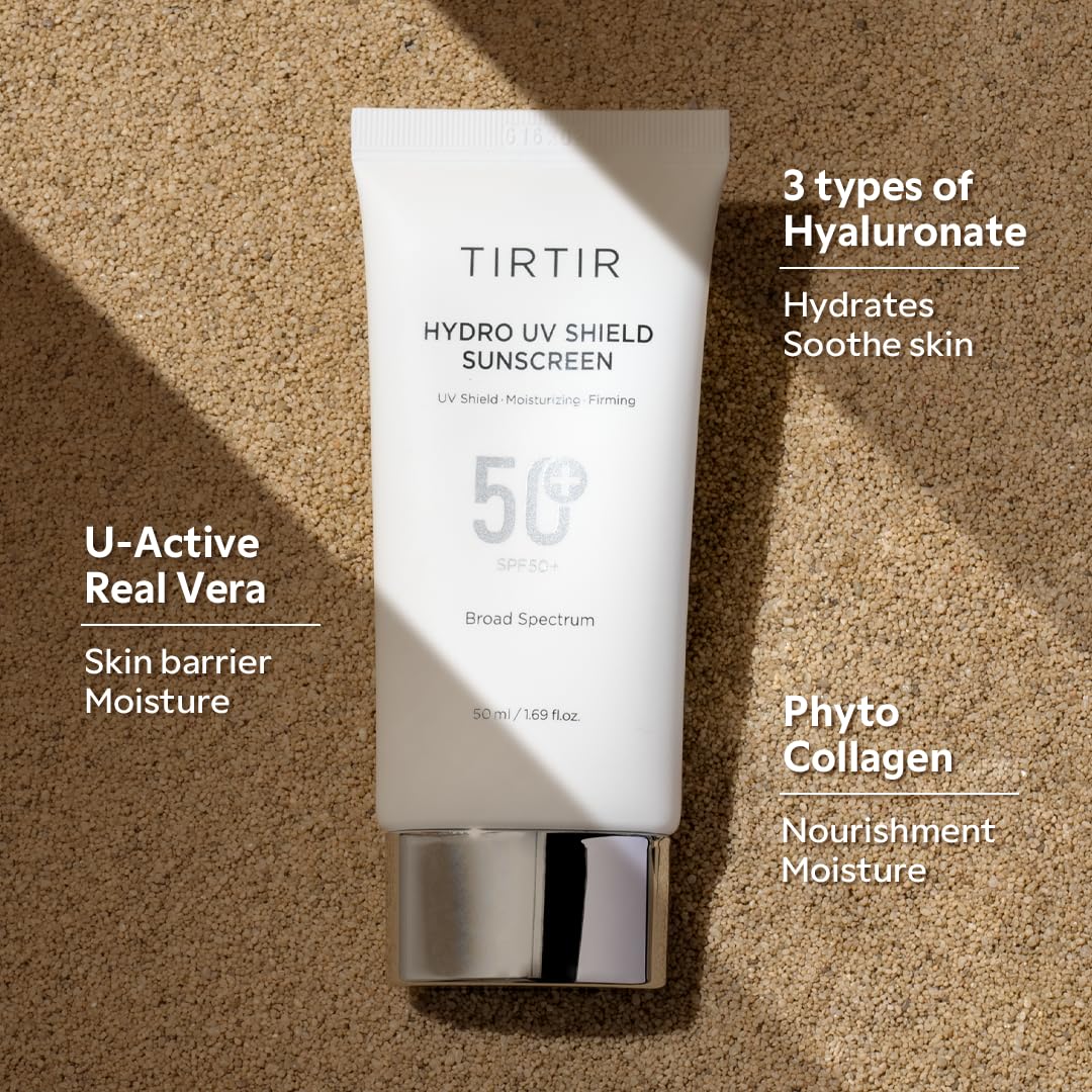 TIRTIR Hydro UV Shield Sunscreen SPF50+ Broad Spectrum AsiaBeautyMall