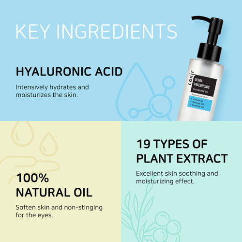 Coxir Ultra Hyaluronic Cleansing Oil AsiaBeautyMall