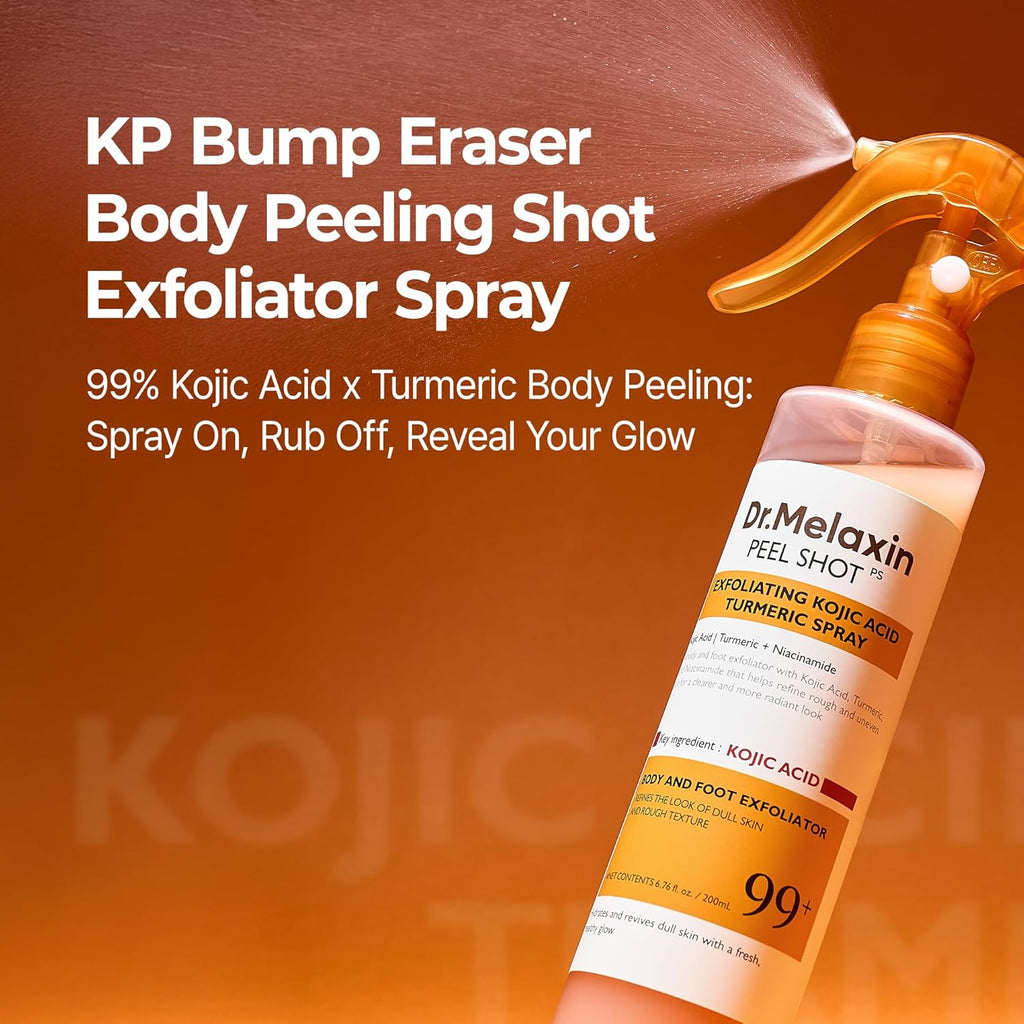 Dr. Melaxin Peel Shot Exfoliating Kojic Acid Turmeric Spray AsiaBeautyMall