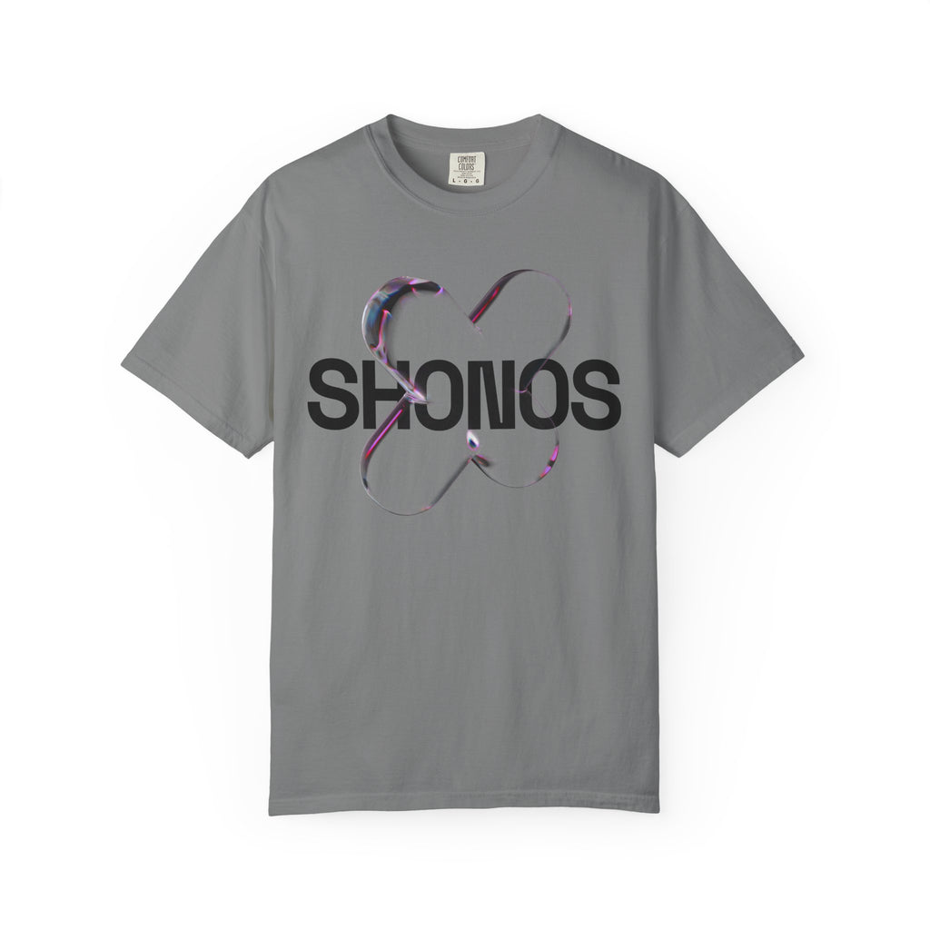 SHONOS Logo T‑Shirt — Minimal Heart Logo Graphic Tee Printify